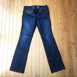 American Eagle Dark Wash Denim Jeans Slim Bootcut